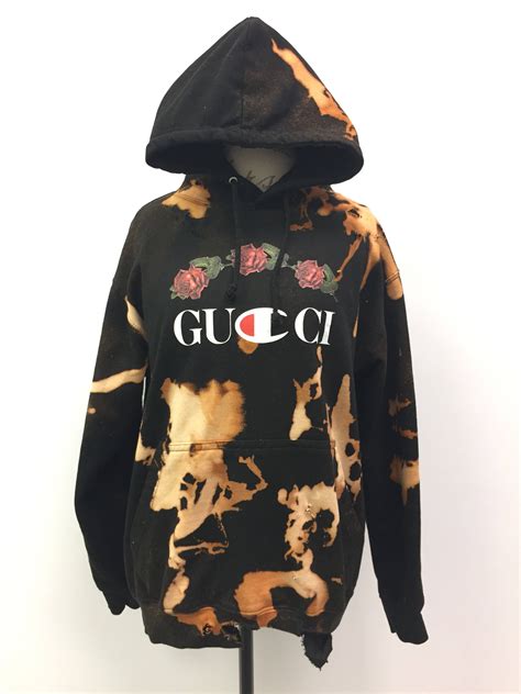 vintage fake gucci sweater|gucci distressed hoodie.